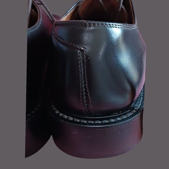 Banana Republic Italian Leather Dress Shoes Oxford blk Size 11 - Picture 8 of 15